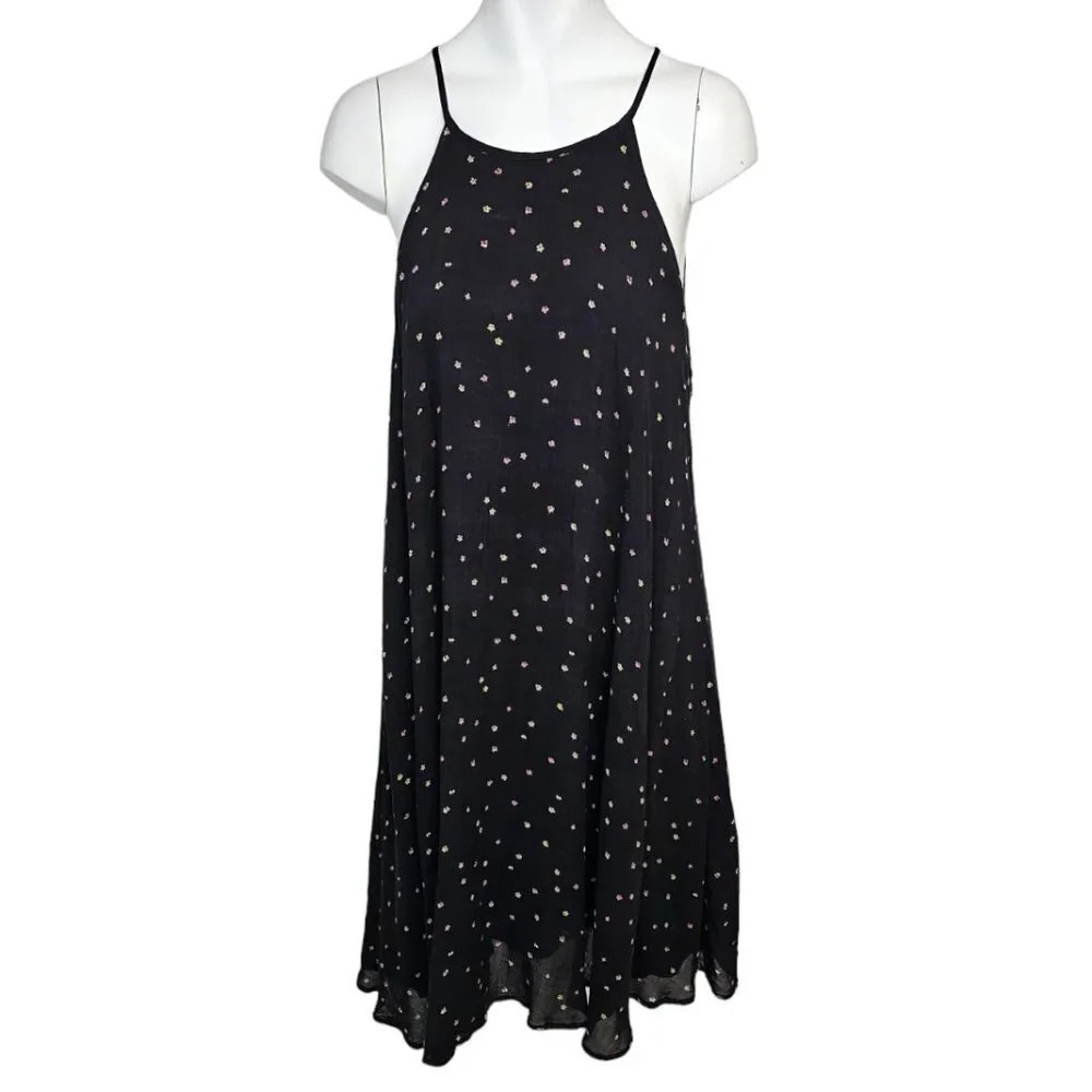 Anthropologie Cloth & Stone Tie Back Dress Size Small